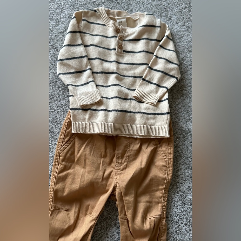 H&M 2 piece cotton Set Size 6 months - Picture 3 of 4